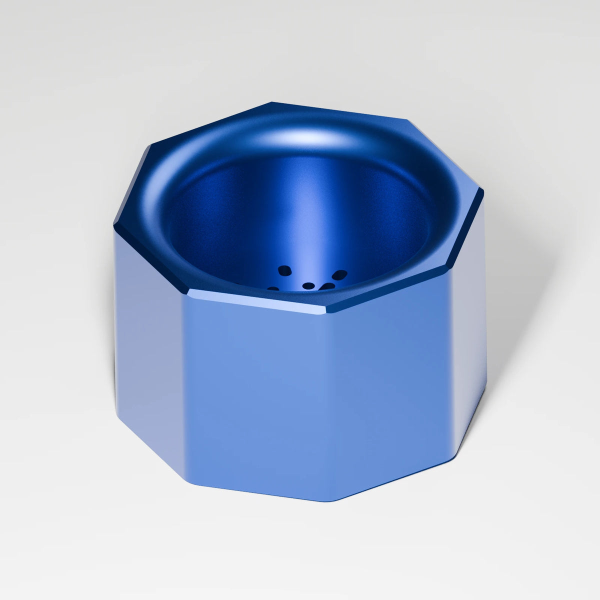 M2/M3 Mouthpiece — Sapphire, three quarter view