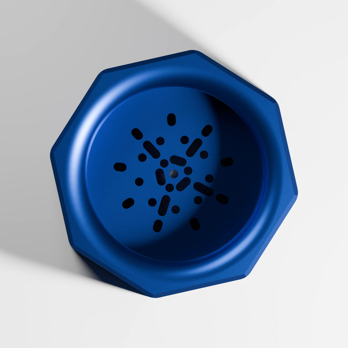 M2/M3 Mouthpiece — Sapphire, top view