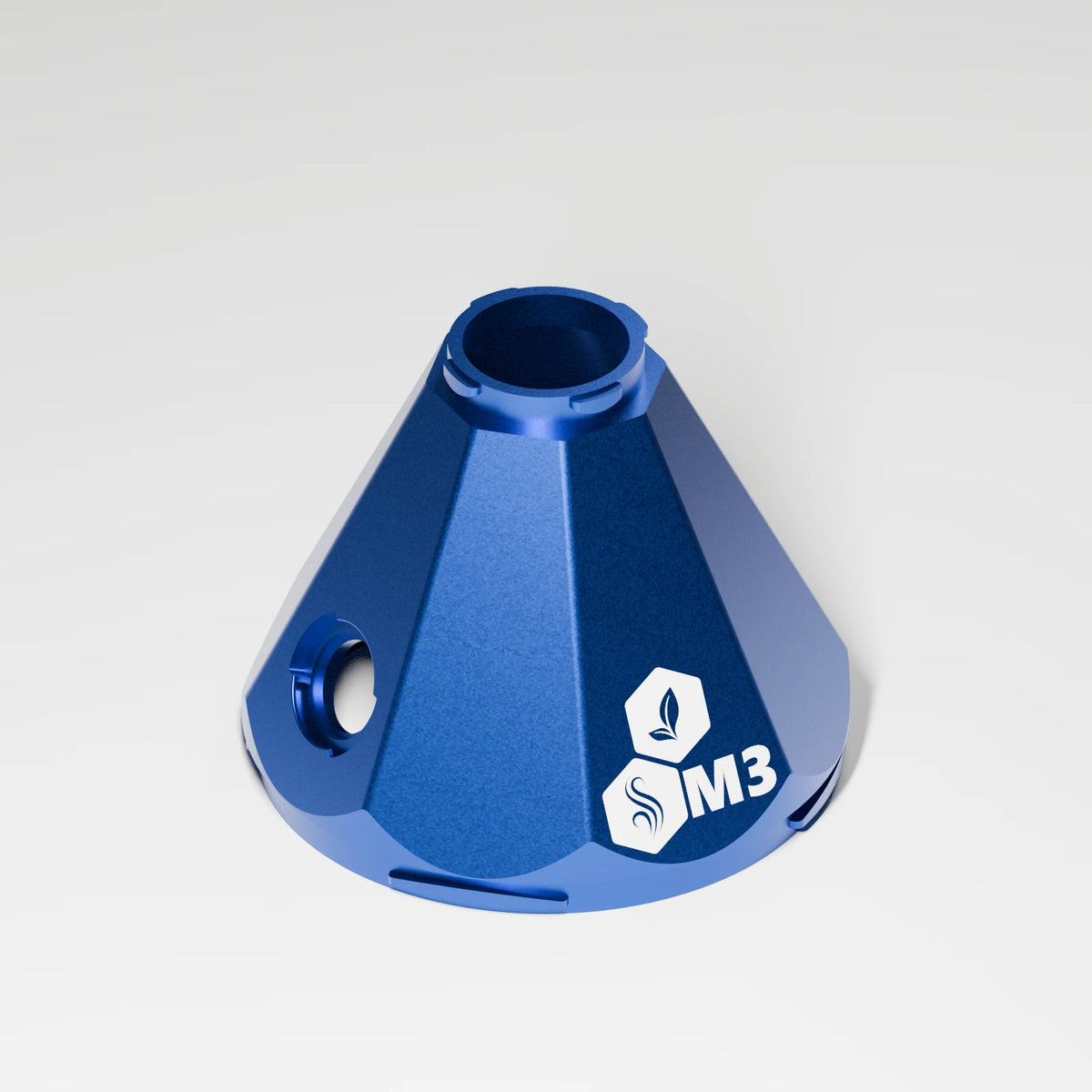M3 Water Chamber — Sapphire, three quarter view
